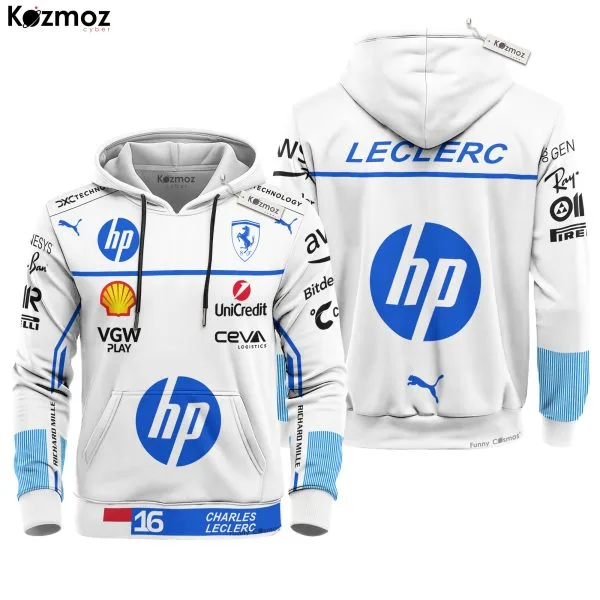 Alternative view of Charles Leclerc Racing Suit 2025 Monaco GP Collection - SF Racing Team