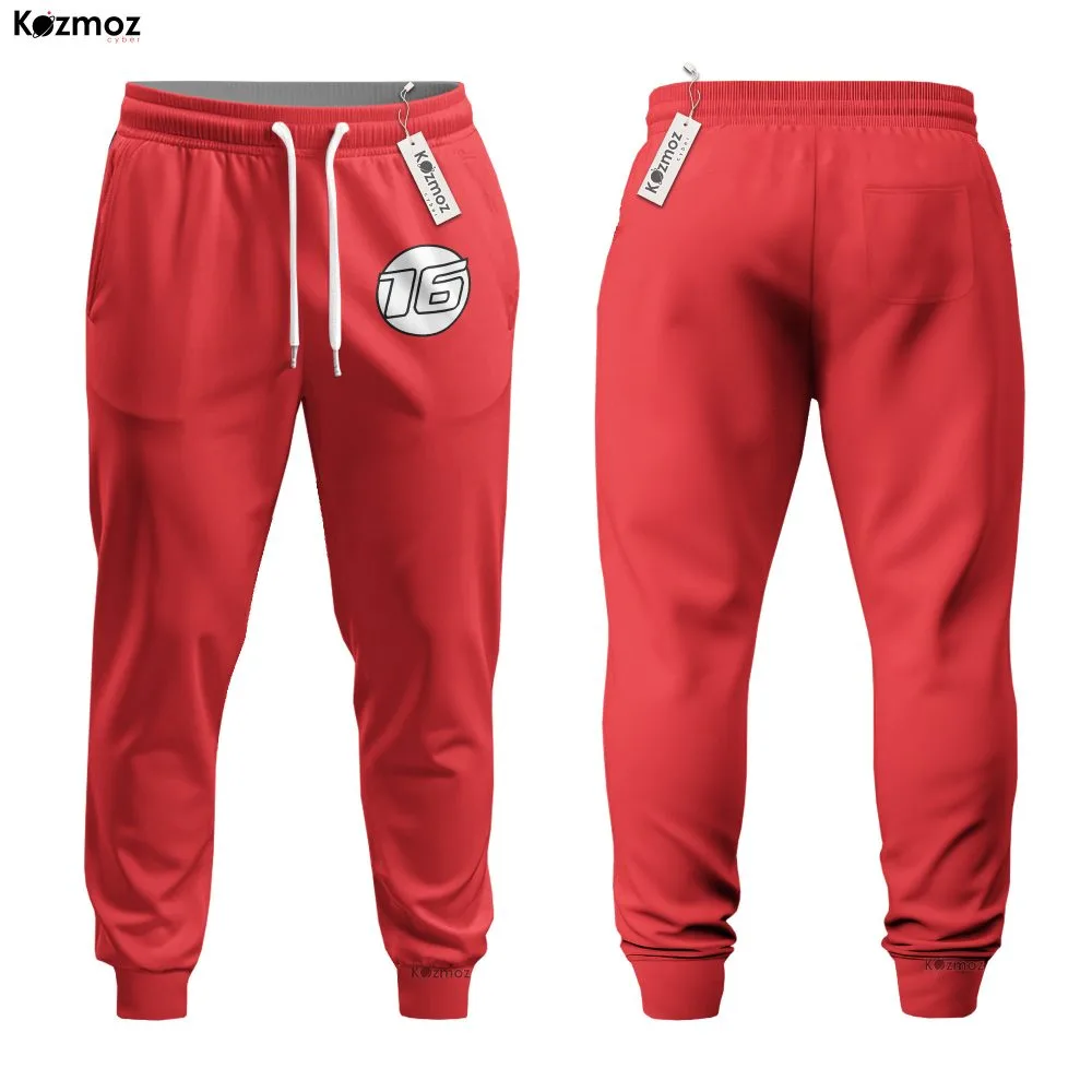 Charles Leclerc SF 90th Anniversary Racing Uniform Hoodie & Jogger Set - - Image 5