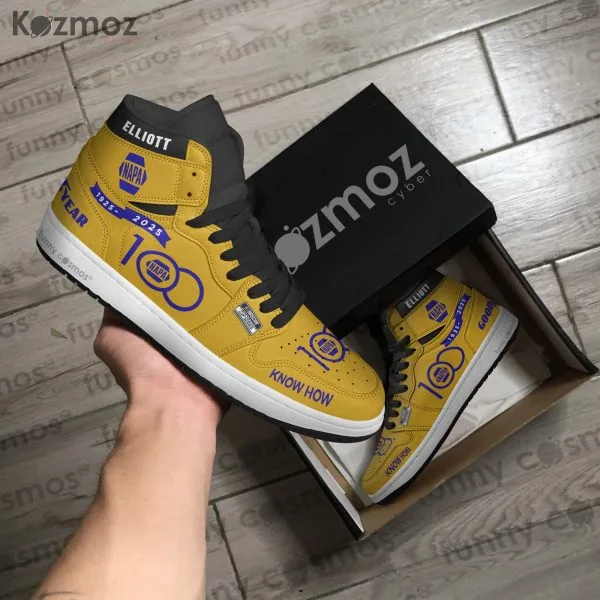 Chase Elliott Hendrick Motorsports Custom Shoes #9 100th Anniversary Livery 2025 Livery NAPA Racing Shoes - Image 4