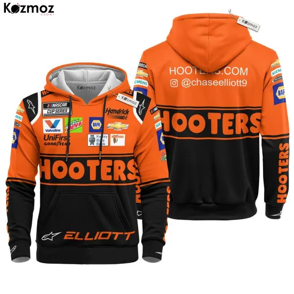 Alternative view of Chase Elliott Hooters Racing Uniform Hoodie & Jogger Set -