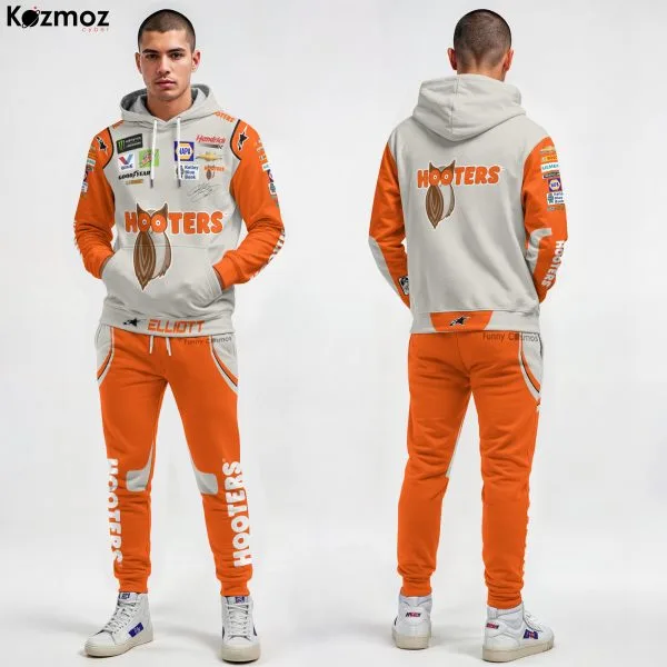 Chase Elliott Racing Firesuit Costume Hooters COA 2018 Collection - Hendrick Motorsports NASCAR Racing Team - 3