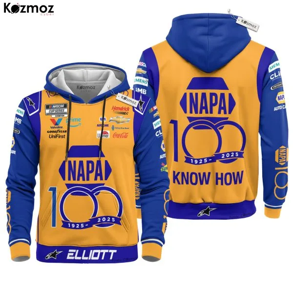 Chase Elliott Racing Firesuit Costume NAPA 100th Anniversary 2018 Collection - Hendrick Motorsports NASCAR Racing Team - Image 2