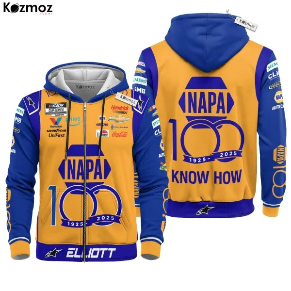 Chase Elliott Racing Firesuit Costume NAPA 100th Anniversary 2018 Collection - Hendrick Motorsports NASCAR Racing Team - Image 3