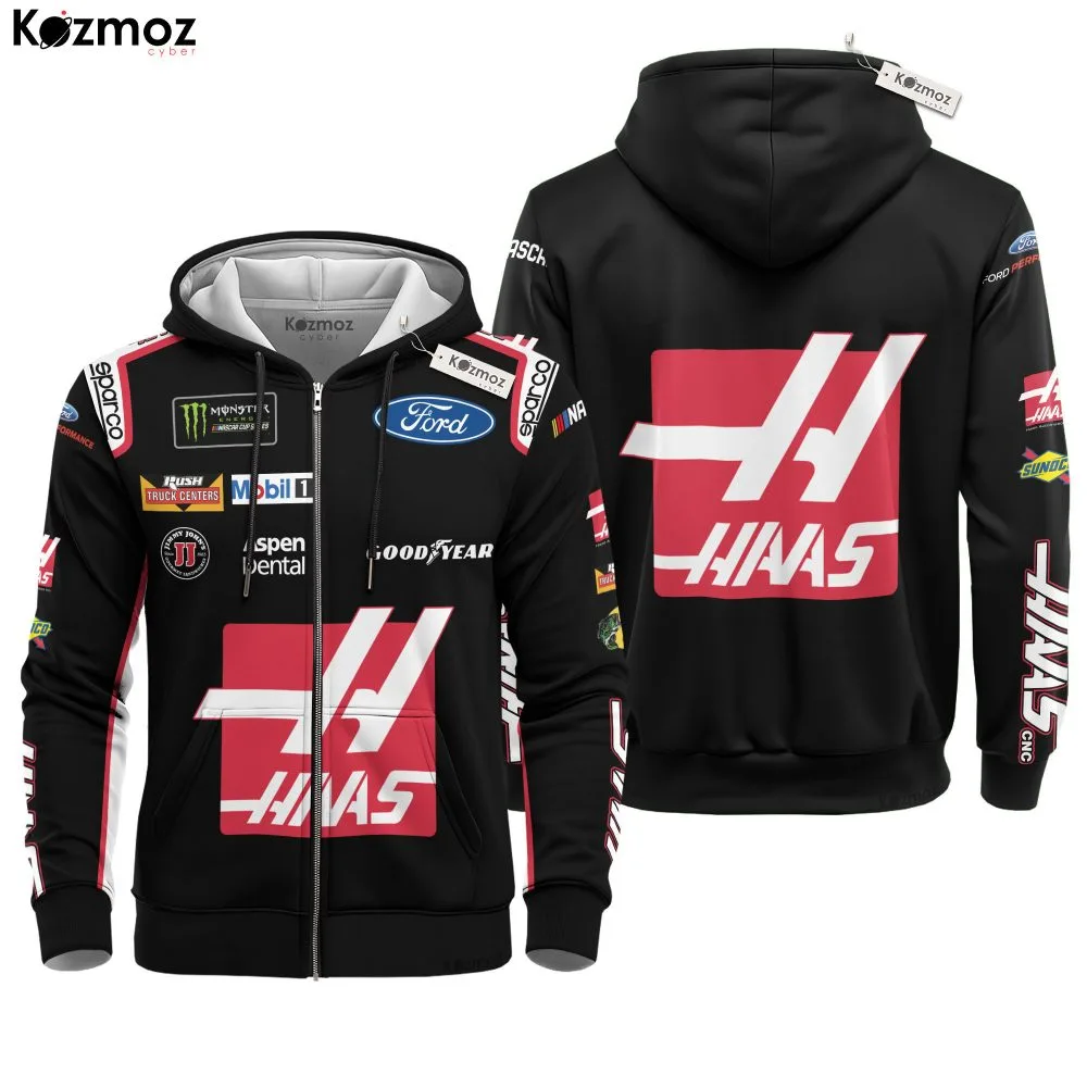 Clint Bowyer Racing Suit 2017 Collection - Haas Racing Team - Image 3