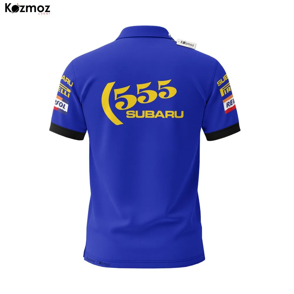 Colin McRae Racing Costume Subaru 555 Polo Shirt - Subaru Rally Team - Image 3
