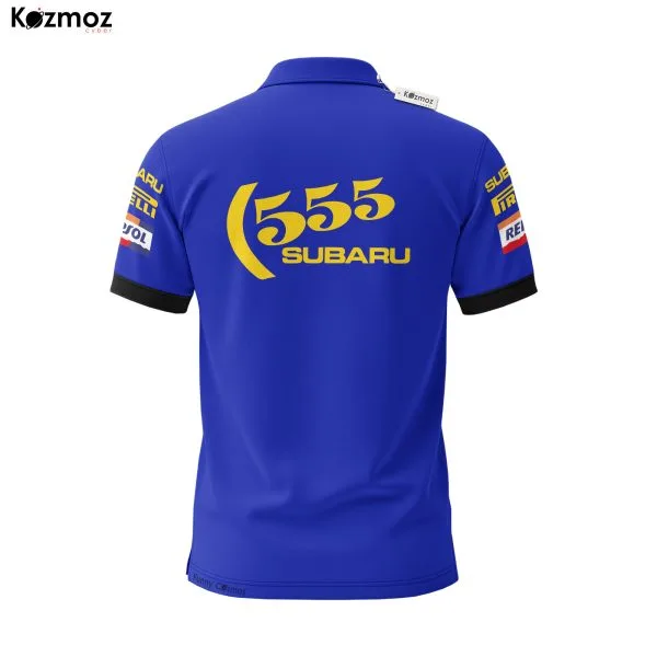 Colin McRae Racing Costume Subaru 555 Polo Shirt - Subaru Rally Team - Image 3
