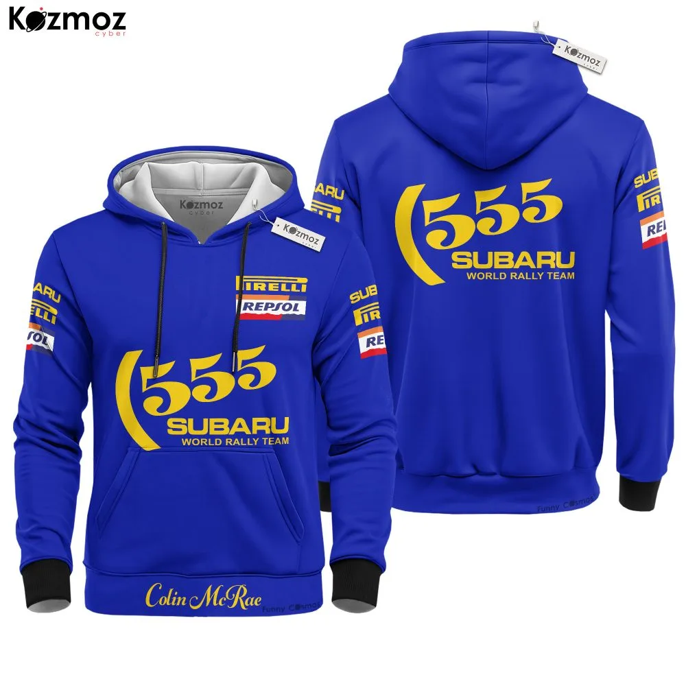 Colin McRae Racing Costume Subaru 555 Style Rally Suit Collection - Subaru Rally Team - Image 2