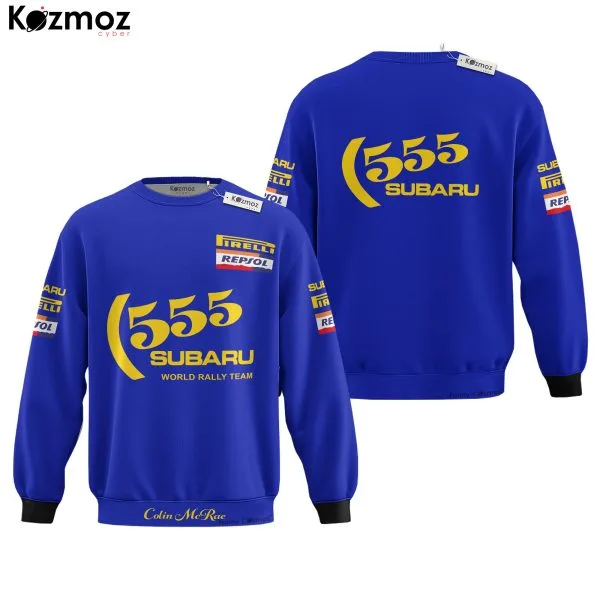 Colin McRae Racing Costume Subaru 555 Style Rally Suit Collection - Subaru Rally Team - Image 4