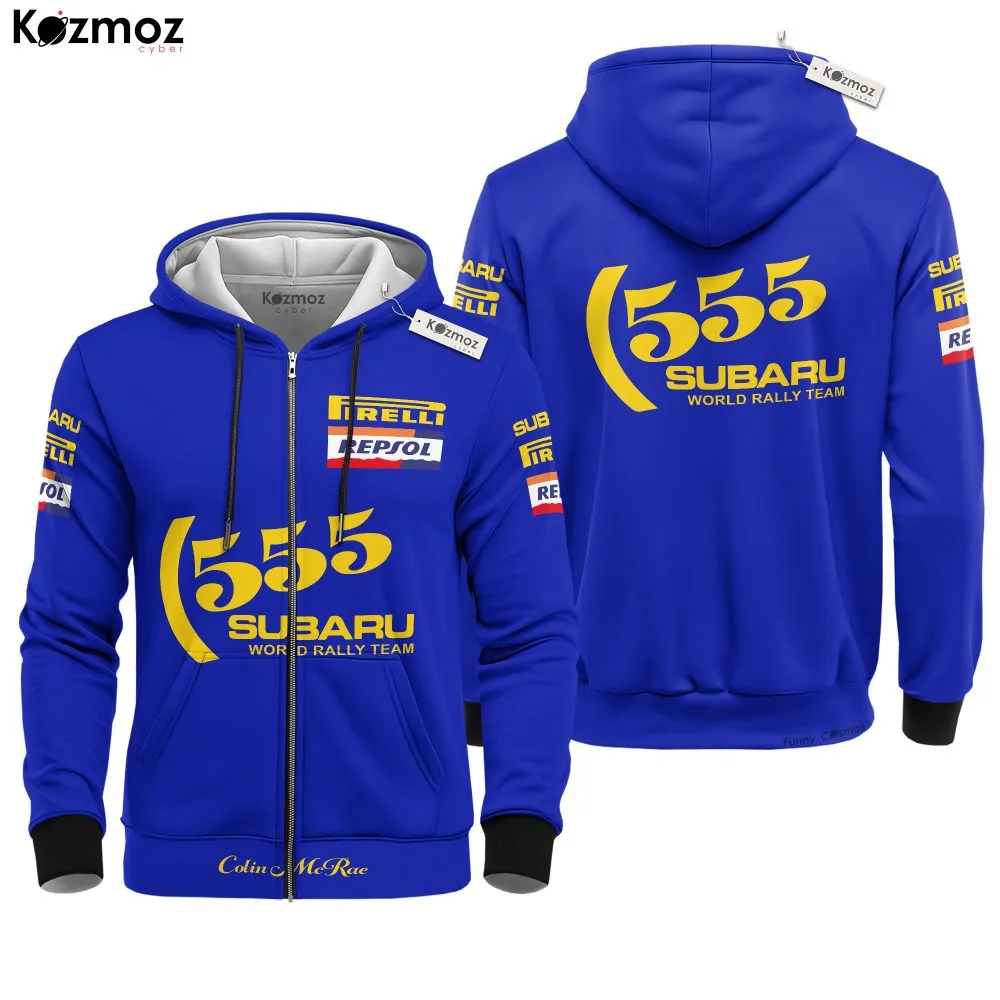 Colin McRae Racing Costume Subaru 555 Style Rally Suit Collection - Subaru Rally Team - Image 3