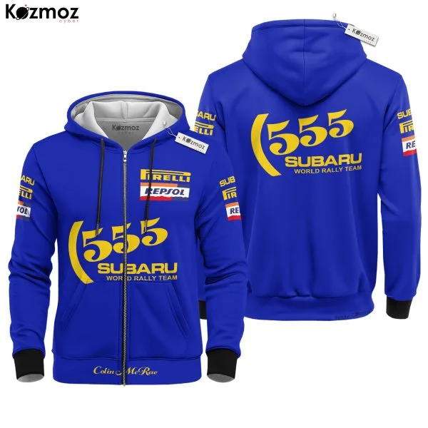 Colin McRae Racing Costume Subaru 555 Style Rally Suit Collection - Subaru Rally Team - Image 3