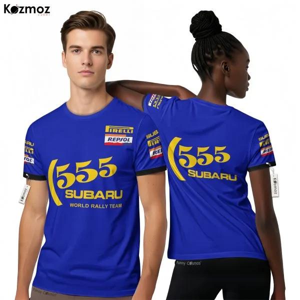 Colin McRae T Shirt Subaru 555 - Subaru Rally Team