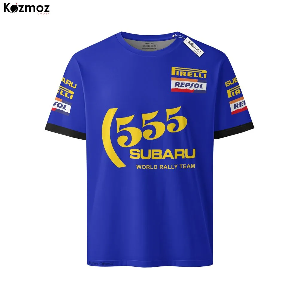 Colin McRae T Shirt Subaru 555 - Subaru Rally Team - Image 2