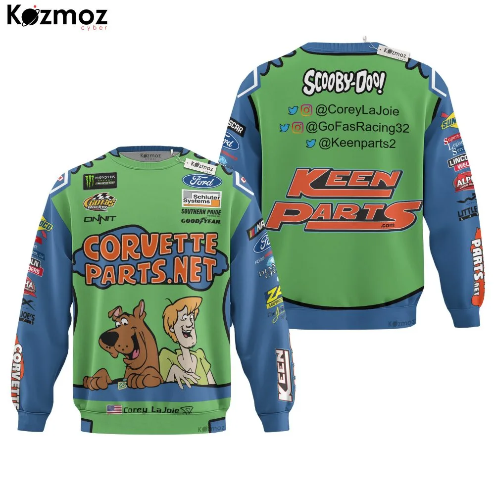 Corey LaJoie Racing Suit Corvette Parts Collection - NASCAR Racing Team - Image 4