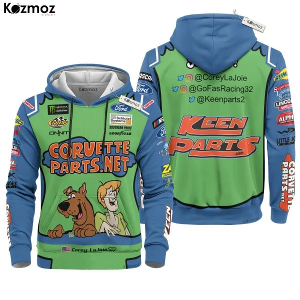 Alternative view of Corey LaJoie Racing Suit Corvette Parts Collection - NASCAR Racing Team