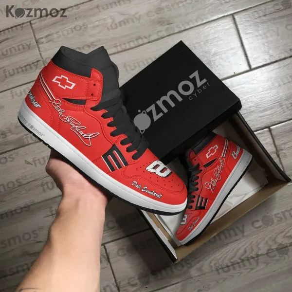Dale Earnhardt Custom Shoes Budweiser #8 Livery 2004 Livery Jr. Racing Shoes - Image 4
