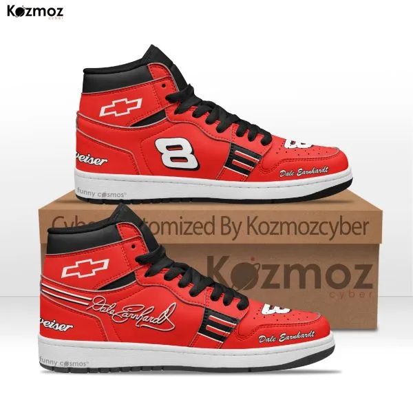 Dale Earnhardt Custom Shoes Budweiser #8 Livery 2004 Livery Jr. Racing Shoes