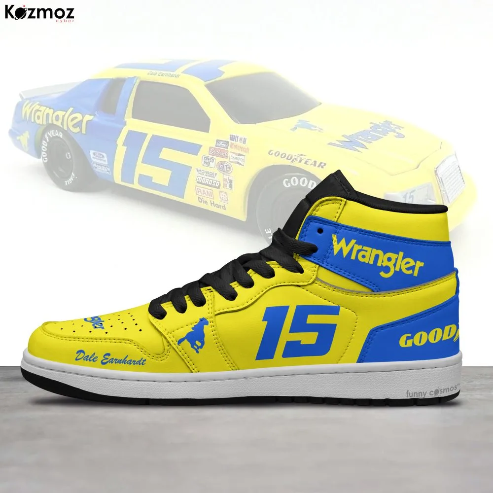 Dale Earnhardt JD1 Sneakers RCR Wrangler #15 #3 Livery 1984 Custom Racing Shoes - Image 3