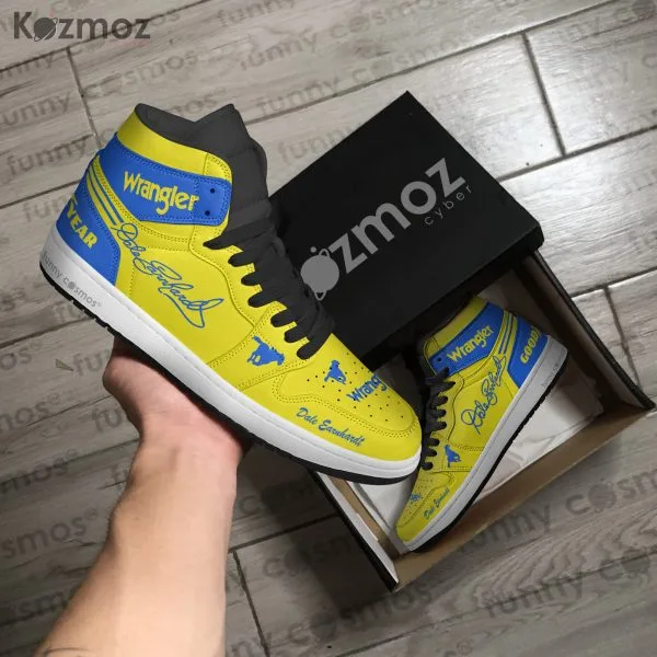 Dale Earnhardt JD1 Sneakers RCR Wrangler #15 #3 Livery 1984 Custom Racing Shoes - Image 4