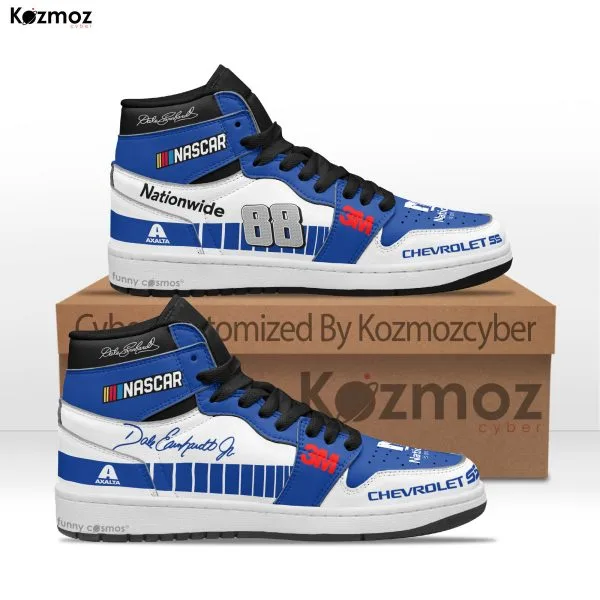 Dale Earnhardt Jr Custom Shoes Nationwide No. 88 Livery 2017 Livery Jr. Racing Shoes - 2