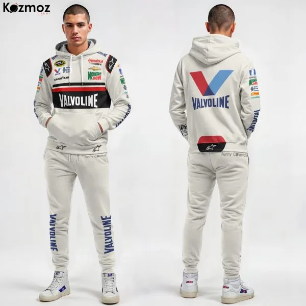 Dale Earnhardt Jr Racing Firesuit Costume Darlington Race Used Valvoline 2015 Collection - Hendrick Motorsports NASCAR Racing Team - 3