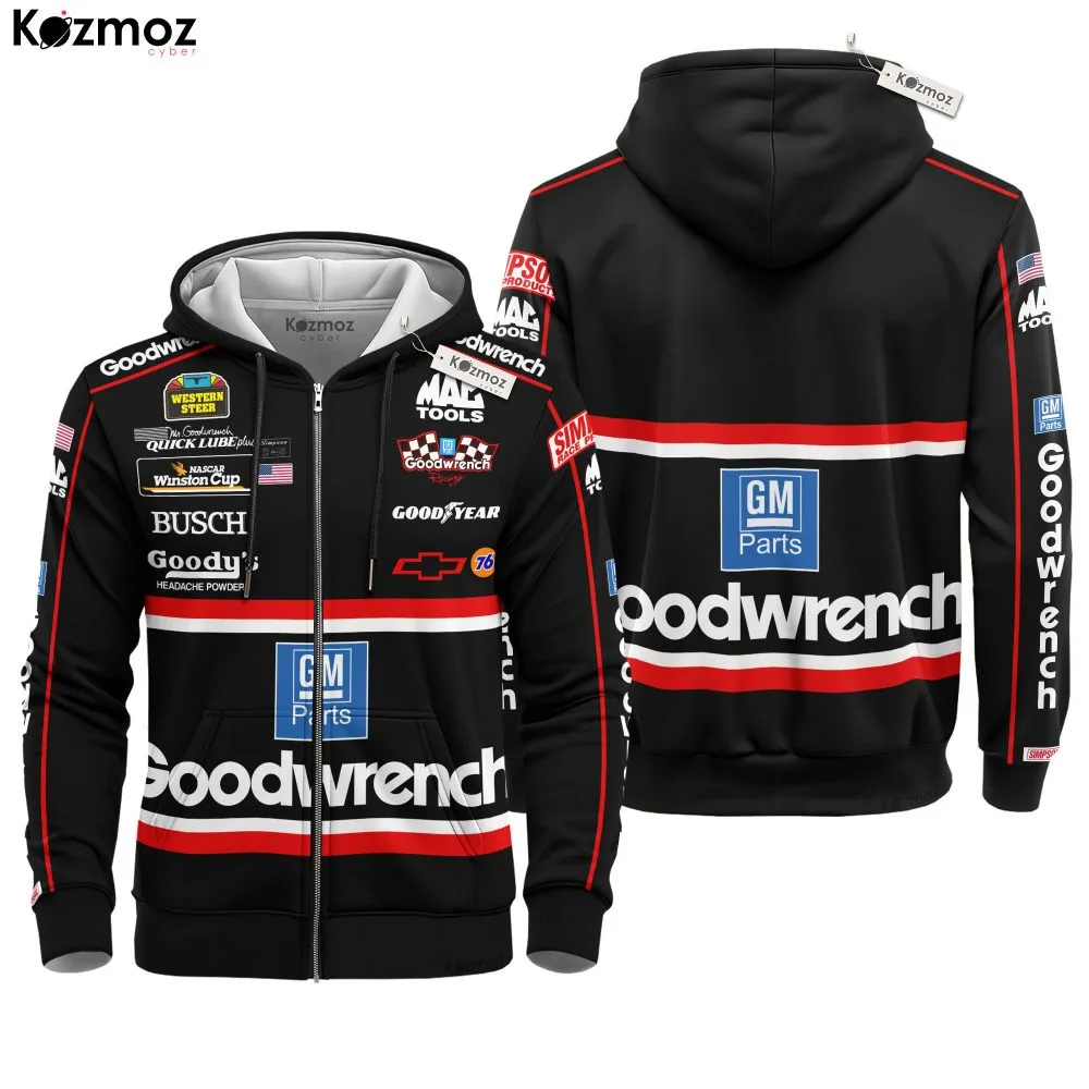 Dale Earnhardt Sr Racing Costume 1993 Crew Suit RCR Goodwrench Black Collection - RCR NASCAR Racing Team - Image 3
