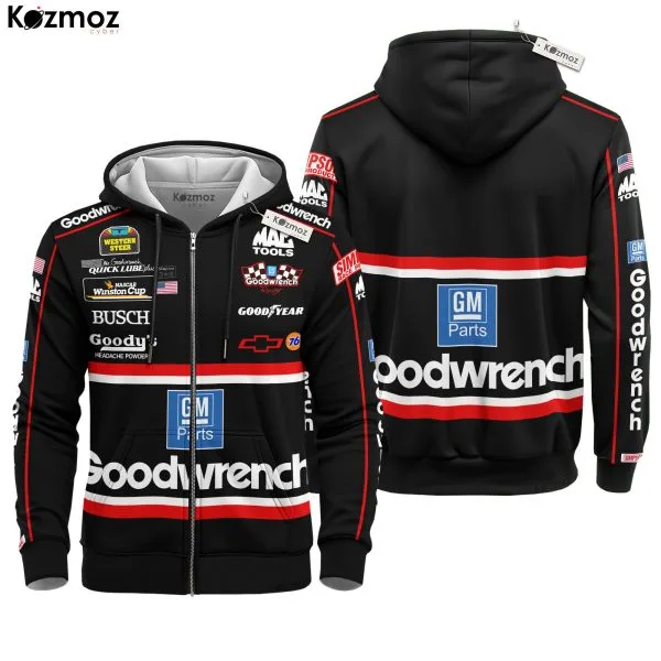 Dale Earnhardt Sr Racing Costume 1993 Crew Suit RCR Goodwrench Black Collection - RCR NASCAR Racing Team - Image 3