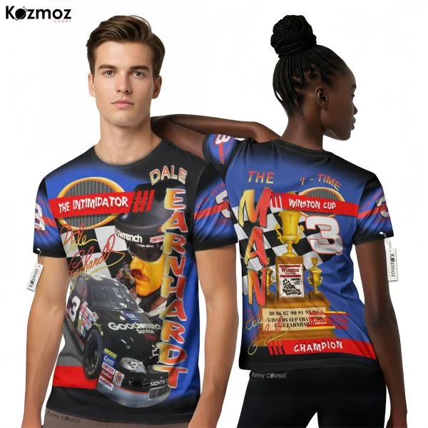 Dale Earnhardt Sr Racing Costume Intimidator L 90’s Collection - NASCAR Racing Team - Image 6