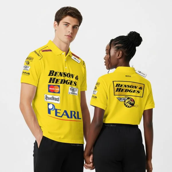 Damon Hill 1999 Race Used Japanese GP Final F1 Start Jordan F1 Polo Shirt
