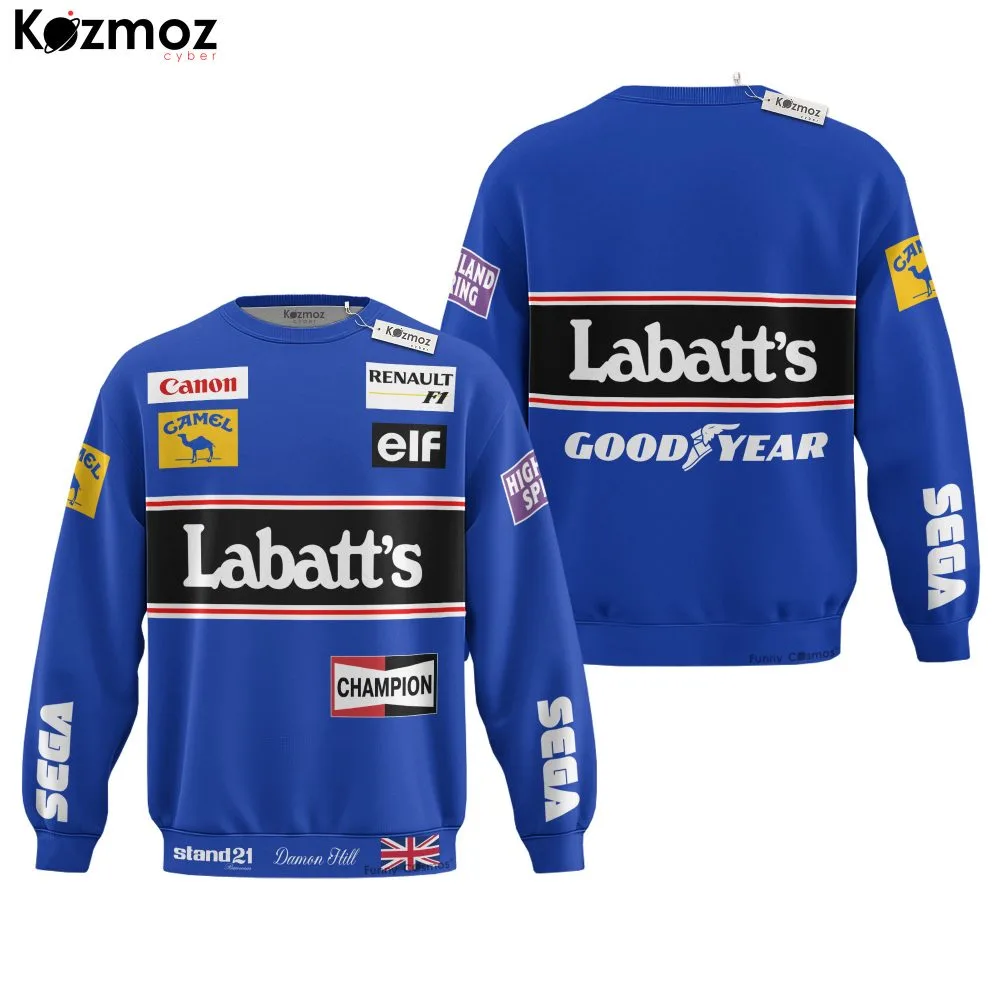 Damon Hill Racing Suit Canon 1993 Collection - Williams Renault Team - Image 4