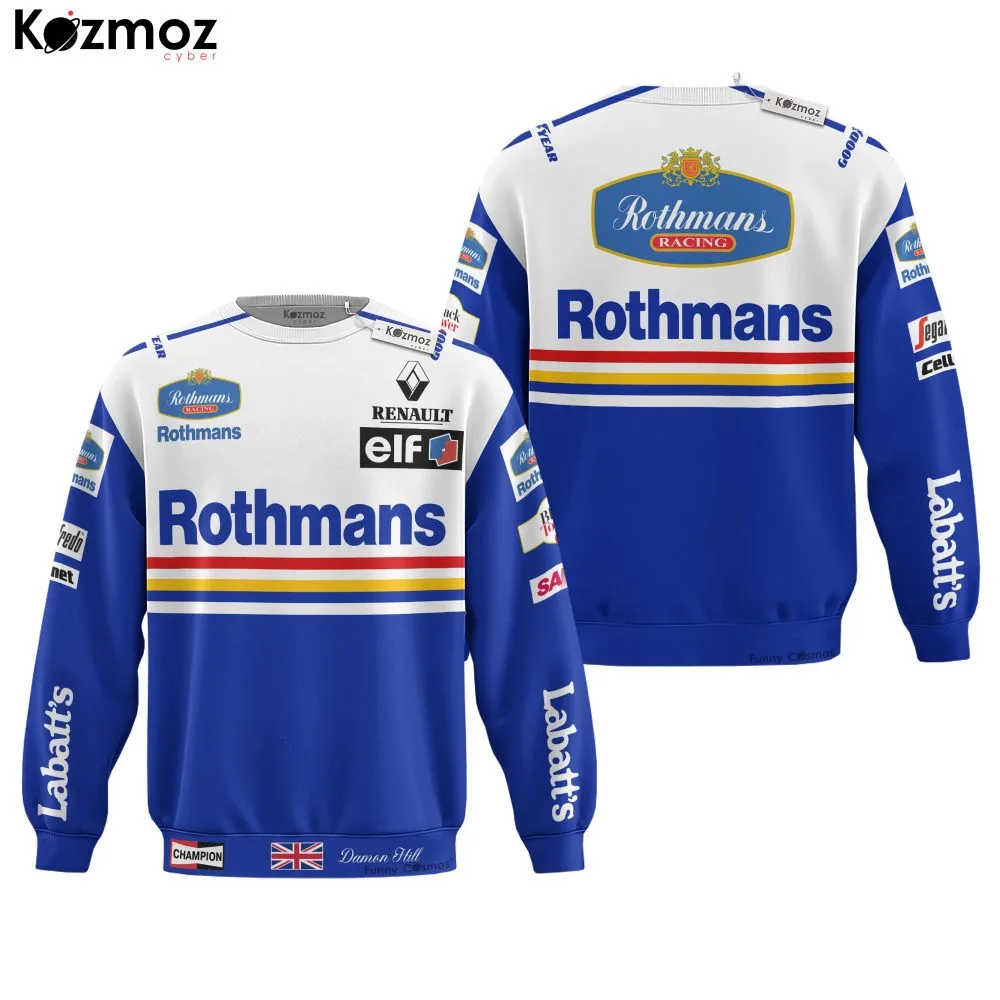 Damon Hill Racing Suit Rothmans 1996 Collection - Williams Renault Team - Image 4