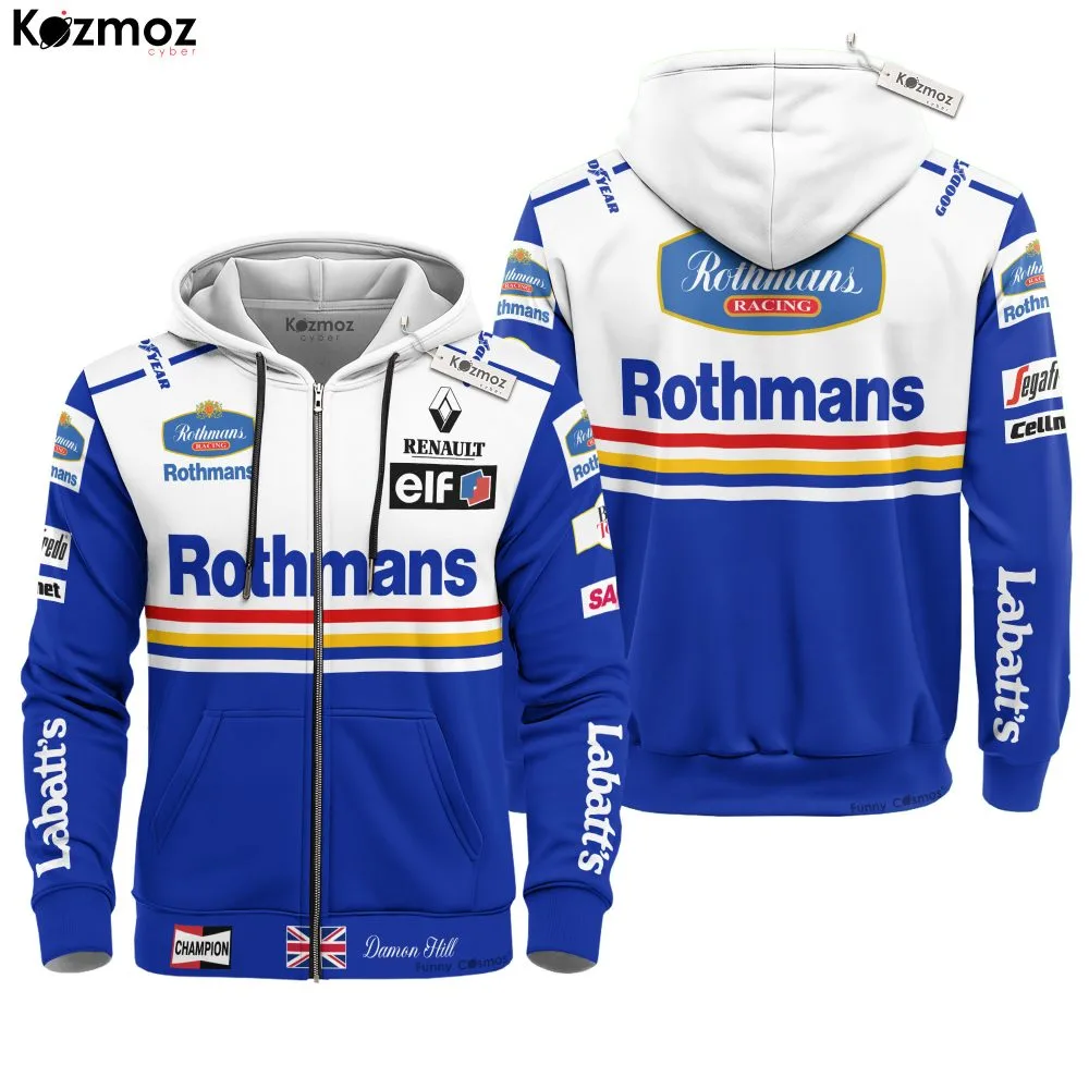 Damon Hill Racing Suit Rothmans 1996 Collection - Williams Renault Team - Image 3