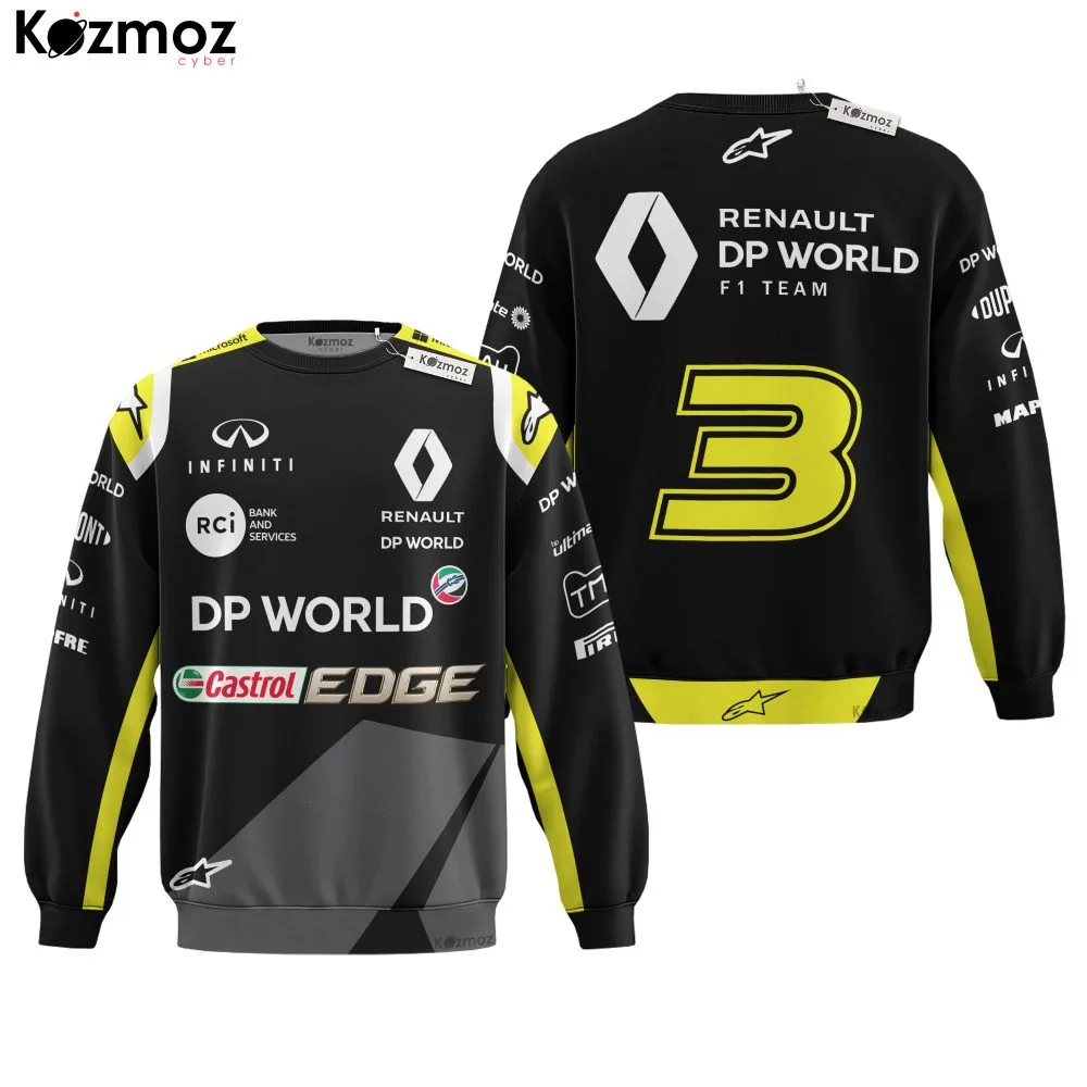 Daniel Ricciardo 2018 Renault DP World Race Suit Uniform - Racing Suit - - Image 4