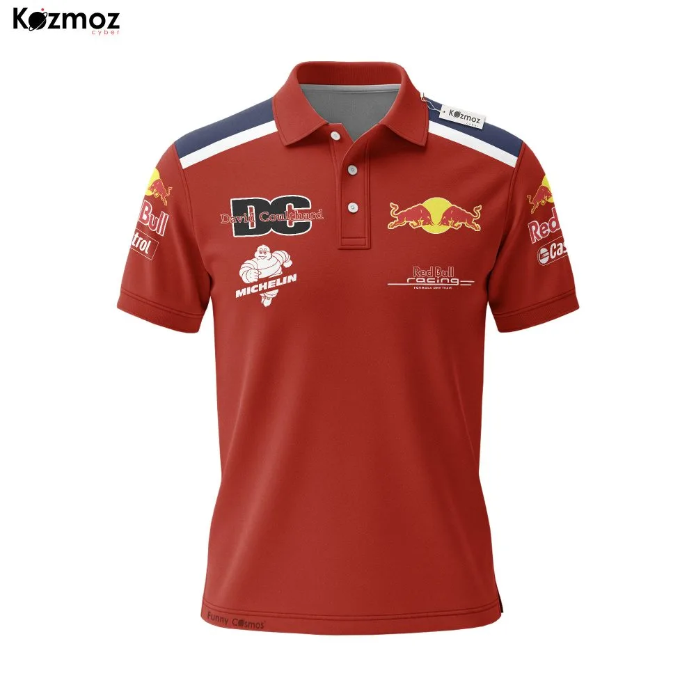 David Coulthard Polo Shirt 2005 - Red Bull Racing - Image 2