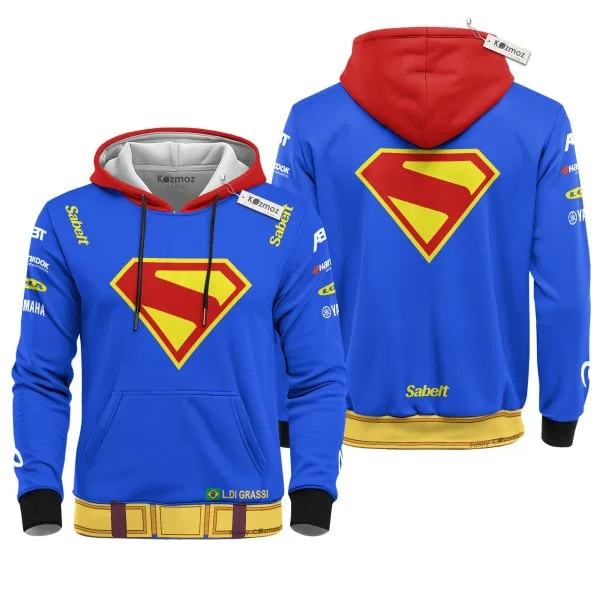 David Coulthard RBR Monaco JP Racing Suit 2006 Superman Livery Costume Racing Suite - Image 3