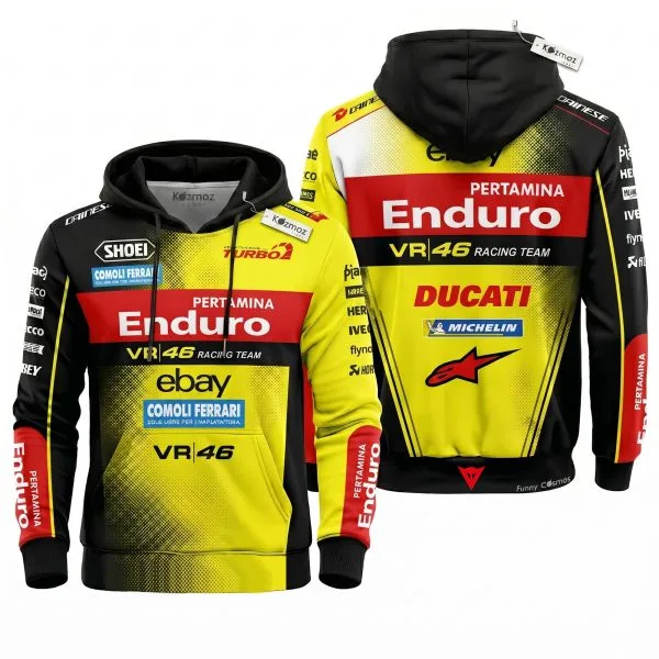 Alternative view of Di Giannantonio #49 Pertamina Enduro VR46 Costume Racing Suit