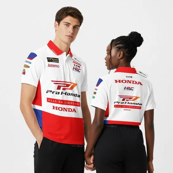 Diogo Moreira MotoGP Brazilian GP 2026 Custom Polo Shirt