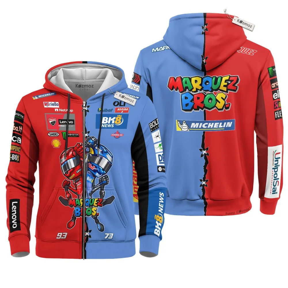Ducati x Gresini - Marquez Bros MotoGP Collab Edition Costume Racing Suit - Image 4