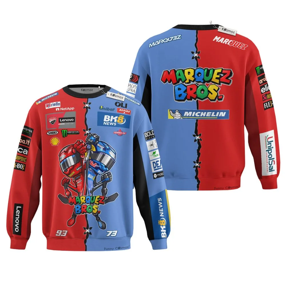 Ducati x Gresini - Marquez Bros MotoGP Collab Edition Costume Racing Suit - Image 5