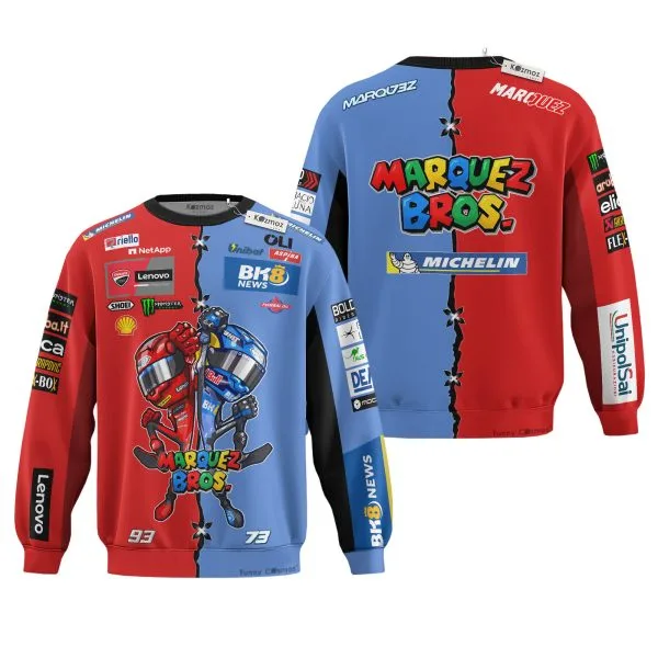 Ducati x Gresini - Marquez Bros MotoGP Collab Edition Costume Racing Suit - Image 5