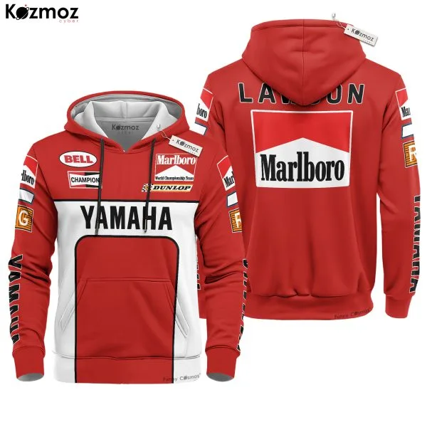Alternative view of Eddie Lawson Racing Costume MotoGP 1988 Collecion - Yamaha MotoGP Racing Team