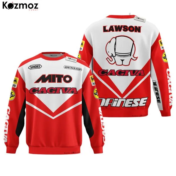 Eddie Lawson Racing Costume Suit 1992 - Cagiva GP500 Racing - Image 5