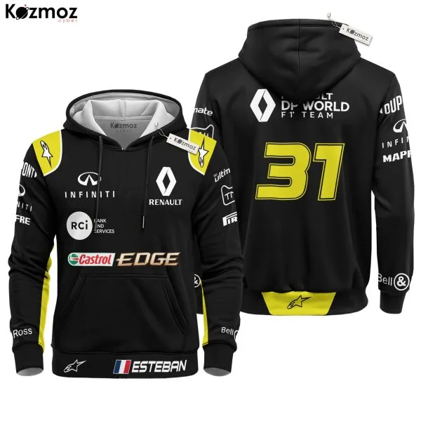 Alternative view of Esteban Ocon Racing Costume 2020 Renault  Racing Team -