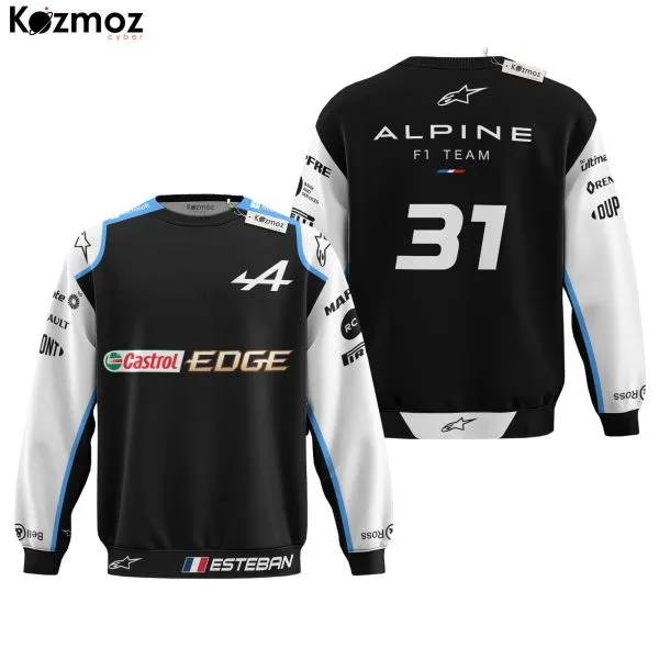Esteban Ocon Racing Costume 2021 Race Used Alpine Racing Team - - Image 4