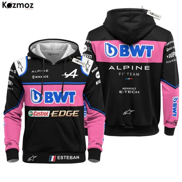 Alternative view of Esteban Ocon Racing Costume 2022 British GP Alpine  Racing Team -