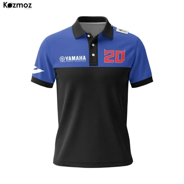Alternative view of Fabio Quartararo Polo Shirt 2021 - Yamaha Factory Racing Team