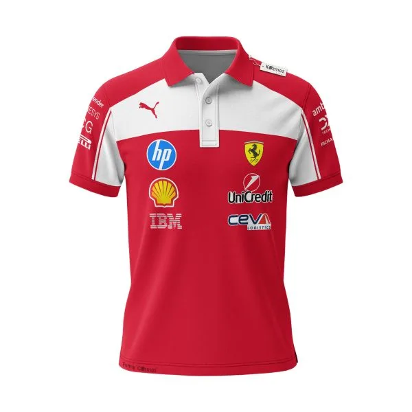 Alternative view of Fer F1 Team 2026 Edition Custom Polo Shirt