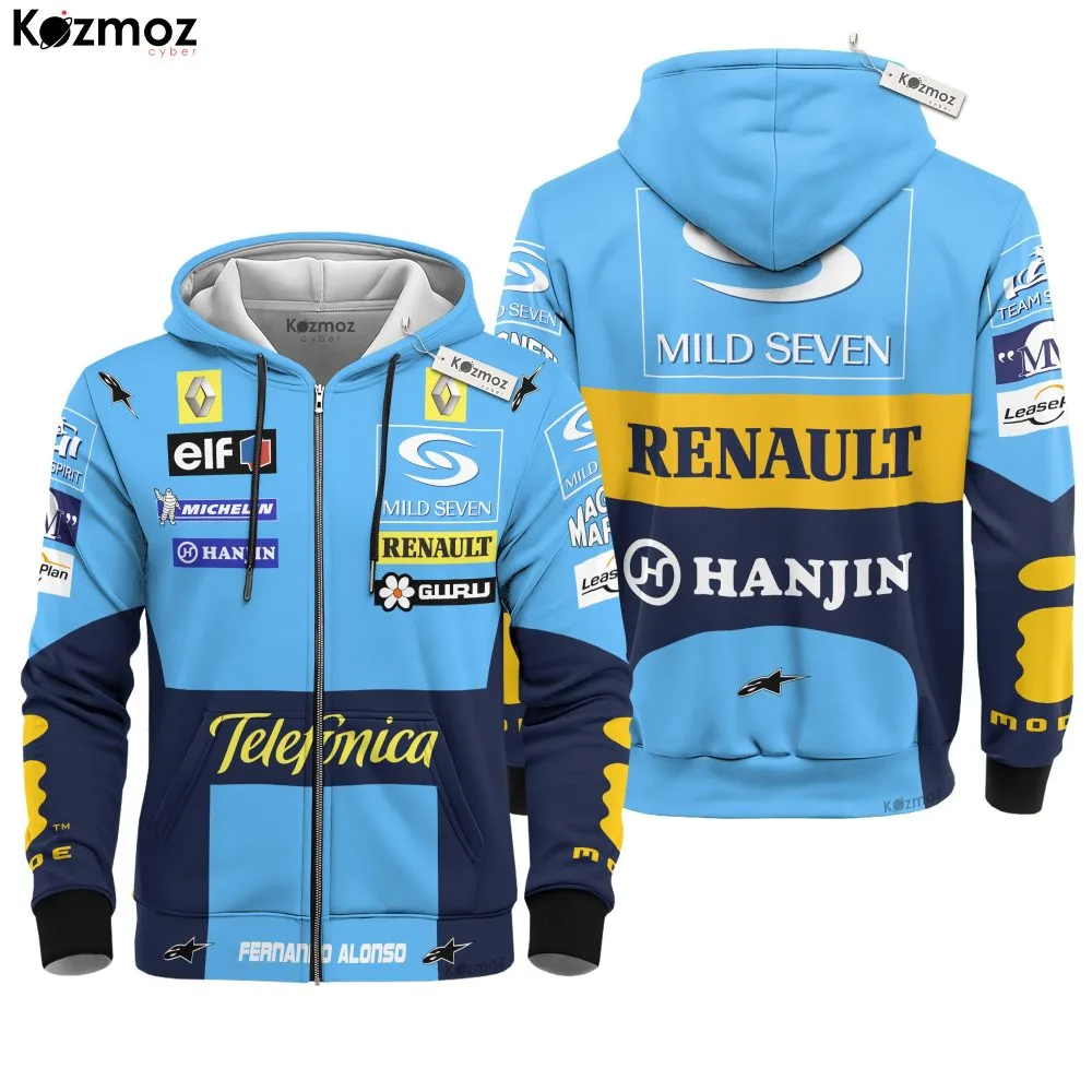 Fernando Alonso Racing Costume 2004 Collection - Renault Racing Team - - Image 3