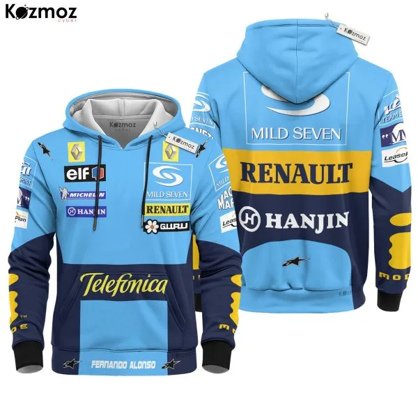 Alternative view of Fernando Alonso Racing Costume 2004 Collection - Renault Racing Team -
