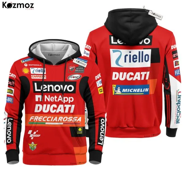 Alternative view of Francesco Bagnaia Racing Costume 2022 Collection - Ducati MotoGP Racing Team
