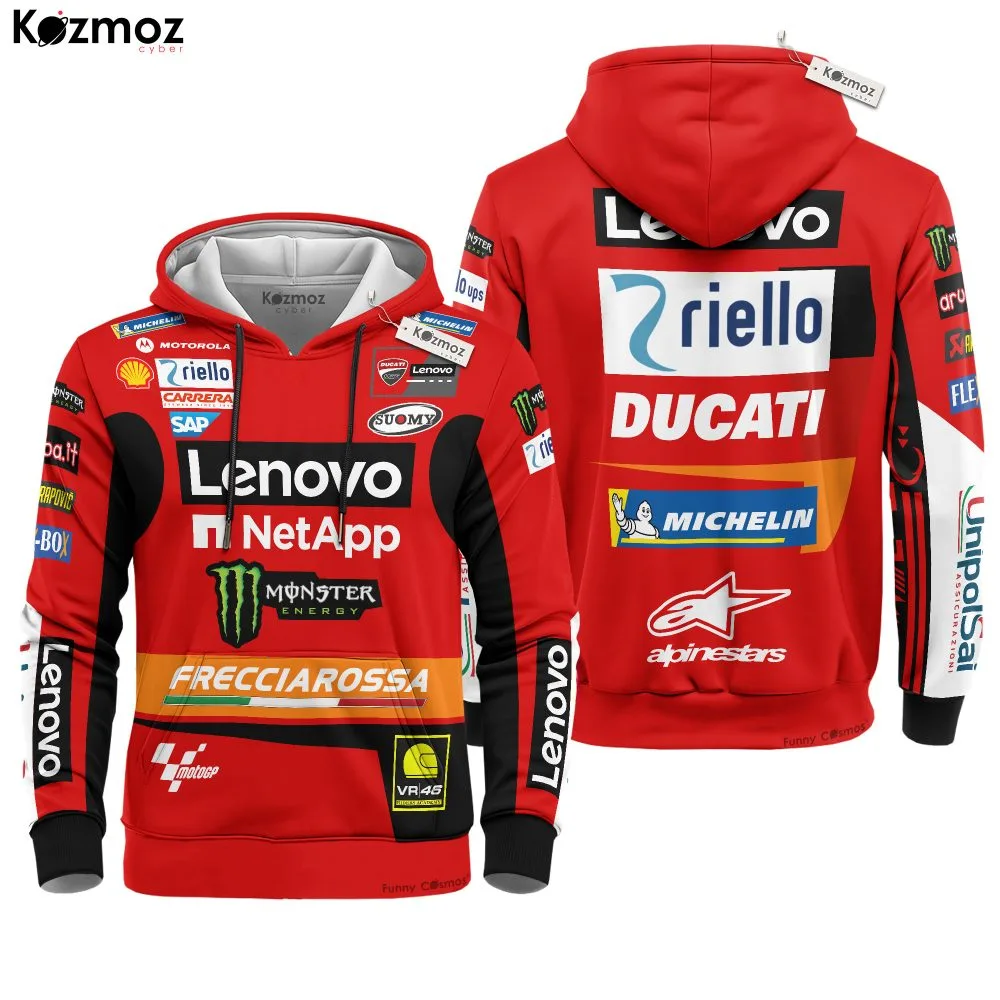 Francesco Bagnaia Racing Costume 2023 Collection - Ducati MotoGP Racing Team - Image 2